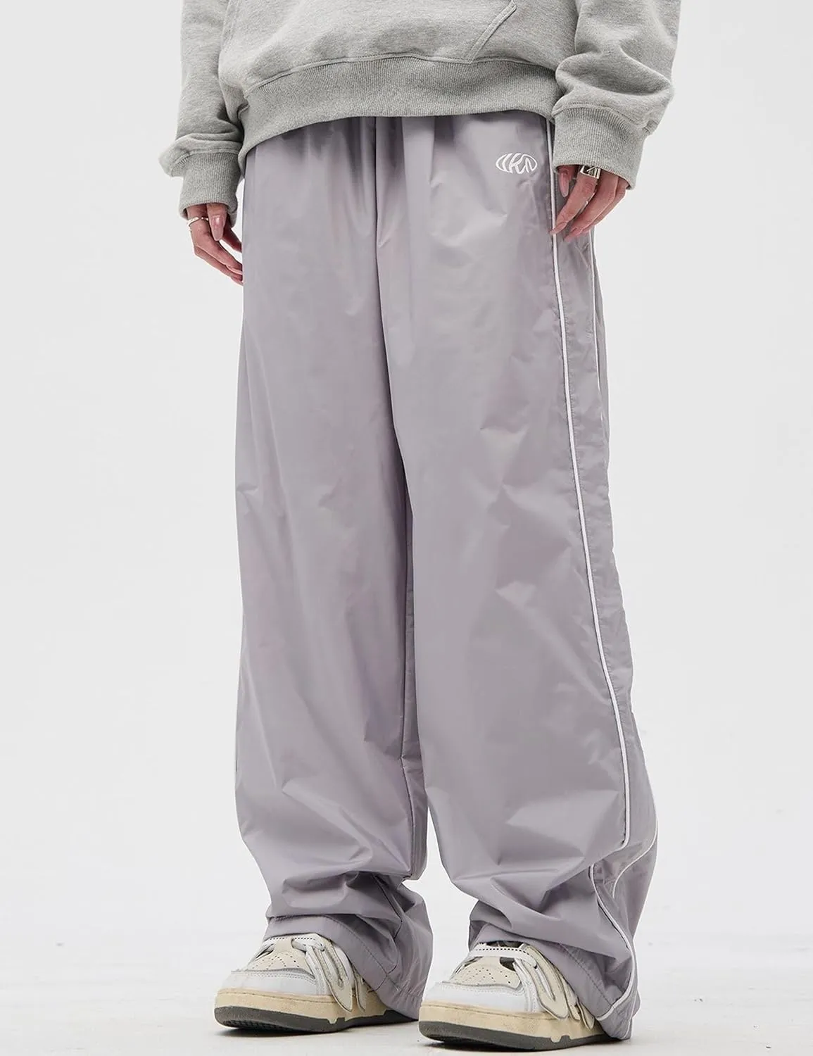 Y2k Pants Men Block Color Sweatpants Hip Hop Streetwear Pants Baggy Wide Leg Sweatpants Jogger Pants